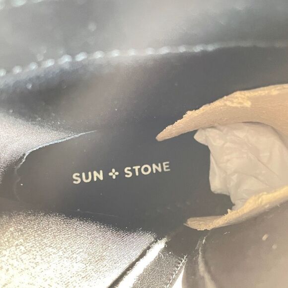 COPY - COPY - SUN+STONE  Women's Lionell, ankle boots. color black,  Size: 10 - Picture 4 of 14